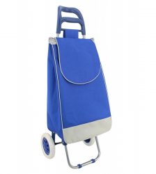 Geanta pentru cumparaturi tip troler, Gonga®, culoaremodel Albastru