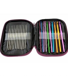 Set de accesorii pentru crosetat, Gonga®, culoaremodel Multicolor, marime 22