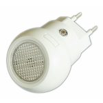 Lampa LED de noptiera cu senzor de lumina, Gonga®, culoaremodel Alb