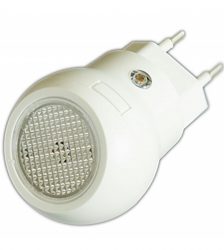 Lampa LED de noptiera cu senzor de lumina, Gonga®, culoaremodel Alb