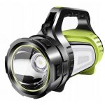 Lanterna LED reincarcabila cu maner, JS-881, verde