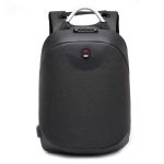Rucsac antifurt, cu usb si cifru, Gonga®, culoaremodel Negru
