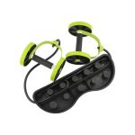 Dispozitiv de antrenament muscular cu gantere din cauciuc, Gonga®, culoaremodel Verde