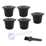 Set 5 capsule reutilizabile pentru cafea, Gonga®, culoaremodel Maro