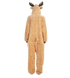 Pijama intreaga pentru adulti, Gonga®, marime S, culoaremodel Galben/Maro