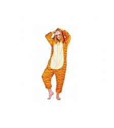 Pijama intreaga pentru adulti, Gonga®, marime S, culoaremodel Portocaliu