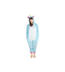 Pijama intreaga pentru adulti, Gonga®, culoaremodel Albastru, marime M