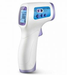 Termometru digital cu infrarosu DM300, pentru copii si adulti, Gonga®, culoaremodel Mov