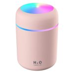 Umidificator de aer LED, Gonga®, culoaremodel Roz