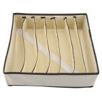 Organizator Pentru Sertar, 7 Compartimente, Gonga®, culoaremodel Bej