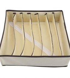 Organizator Pentru Sertar, 7 Compartimente, Gonga®, culoaremodel Bej