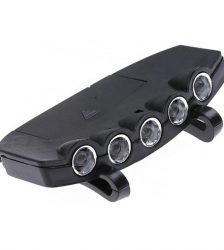 Lampa pentru sapca cu 5 LED-uri, Gonga®, culoaremodel Negru