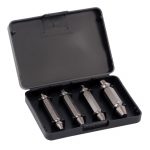 Set 4 extractoare pentru indepartarea suruburilor deteriorate, Gonga®, culoaremodel Negru