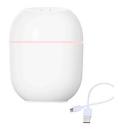 Mini umidificator de aer, Gonga®, culoaremodel Alb