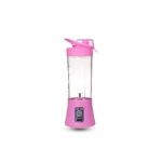 Mini blender Juice Qllipin, portabil, 380ml, Gonga®, culoaremodel Roz