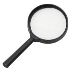 Lupa plastic manuala, 90mm, Gonga®, culoaremodel Negru