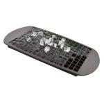 Forma pentru gheata din silicon, capacitate 160 de cuburi, Gonga®, culoaremodel Negru