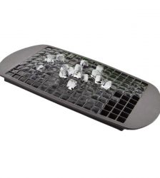 Forma pentru gheata din silicon, capacitate 160 de cuburi, Gonga®, culoaremodel Negru
