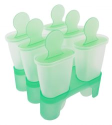 Set 6 forme pentru inghetata, Gonga®, culoaremodel Verde