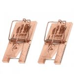 Set 2 mini capcane pentru soareci, Gonga®, culoaremodel Bej