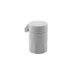 Organizator pentru pastile 5 in 1, cu taietor si tocator, Gonga®, culoaremodel Gri