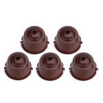 Set 5 capsule cafea compatibile Nescafe Dolce Gusto, reutilizabile, culoaremodel Maro