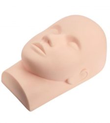 Cap de antrenament pentru extensii de gene, Gonga®, culoaremodel Crem