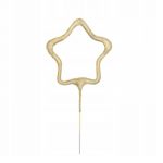 Artificie de mana scanteietoare in forma de stea, Gonga®, culoaremodel Auriu