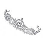 Diadema de nunta, Model printesa, Gonga®, culoaremodel Argintiu