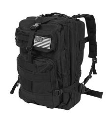 Rucsac militar 38 L, sistem Molle, Gonga®, culoaremodel Negru