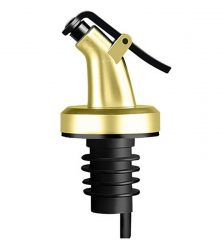 Picurator pentru sticle, cu capac, Gonga®, culoaremodel Negru