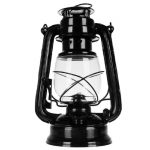 Felinar Retro cu fitil, 23 cm, Gonga®, culoaremodel Negru