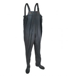 Salopeta intreaga pentru pescuit, impermeabila, Gonga®, culoaremodel Negru, marime 44