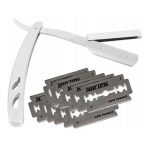 Brici profesional cu 10 lame incluse, Gonga®, culoaremodel Argintiu