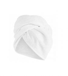 Prosop din microfibra tip turban, 64x23 cm, Gonga®, culoaremodel Alb