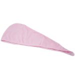 Prosop din microfibra tip turban, 64x23 cm, Gonga®, culoaremodel Roz