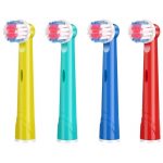 Set 4 periute, compatibile Oral-B EB-17A, multicolor, culoaremodel Multicolor