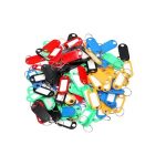 Set 100 bucati, brelocuri/identificatori pentru chei, Gonga®, culoaremodel Multicolor