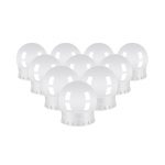 Set 10 buc lampa led pentru oglinda, usb, Gonga®, culoaremodel Alb