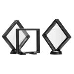 Set de 3 rame plutitoare pentru afișaj, Gonga®, culoaremodel Negru