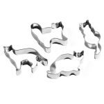 Set 4 bucati figurine metal in forma de pisici, Gonga®, culoaremodel Argintiu