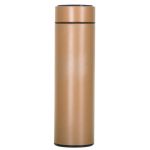 Termos inteligent cu afisaj LED si termometru, 500 ml, Gonga®, culoaremodel Auriu