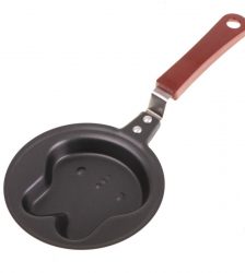 Tigaie in diferite forme, maner maro, marime 12 cm, culoaremodel Iepure