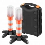 Set 2 lampi de avertizare avarii, flux luminos de 360°, culoaremodel Negru