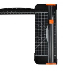Masina de taiat hartie, dimensiune maxima A3, Gonga®, culoaremodel Negru/Portocaliu