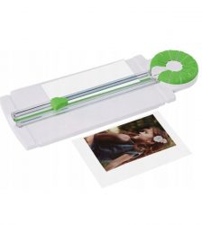 Masina de taiat hartie 12 in 1, pentru format A3/A4/A5, Gonga®, culoaremodel Alb