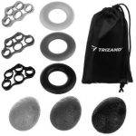 Set 9 piese pentru exercitii mana/incheietura, Gonga®, culoaremodel Negru