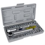Trusa tubulare 40 piese, Gonga®, culoaremodel Gri