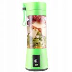Blender, juicer, portabil, 350 ml, cu incarcare usb, Gonga®, culoaremodel Verde
