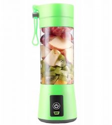 Blender, juicer, portabil, 350 ml, cu incarcare usb, Gonga®, culoaremodel Verde